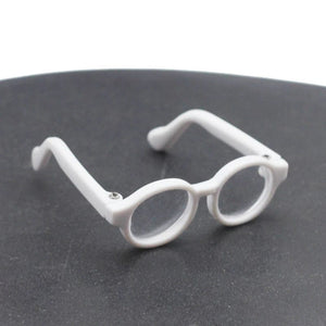 Planet Gates 4.5cm 6.5cm 9cm transparent Plastic Glasses For 1/8 1/6 1/3 1/4 bjd,Labubu,MSD SD,Plush EXO Doll sunglasses Free shipping