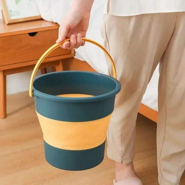 Planet Gates 4.6/10L Folding Bucket for Fishing Outdoor Travel Camping Portable Foldable Bucket Laundry Car Washing Bucket Space Saving