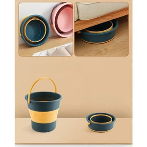 Planet Gates 4.6/10L Folding Bucket for Fishing Outdoor Travel Camping Portable Foldable Bucket Laundry Car Washing Bucket Space Saving