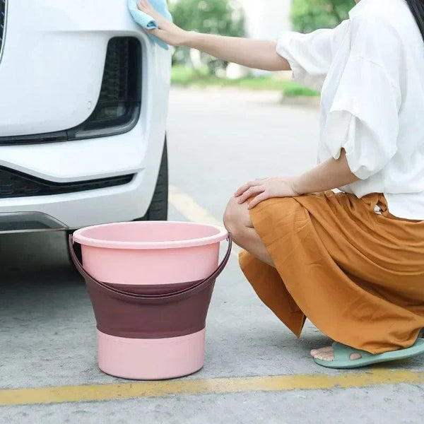Planet Gates 4.6/10L Folding Bucket for Fishing Outdoor Travel Camping Portable Foldable Bucket Laundry Car Washing Bucket Space Saving