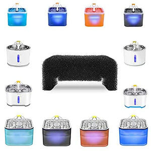 Planet Gates 4/6/8/12/16Pcs Pet Fountain Filters Foam Pet Water Dispenser Filter Sponge for 85oz/2.5L Cat Water Fountain Replacement Cotton