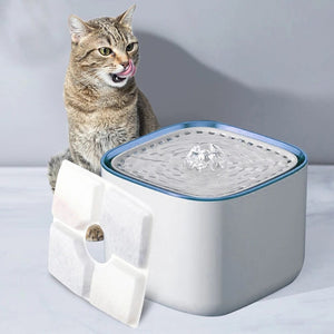 Planet Gates 4/6/8/12pcs Square Cat Water Fountain Replacement Filters, Triple Filtration System Cat Water Dispenser Filter