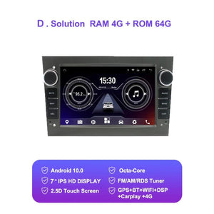 Planet Gates 4 64G 8"Android 10.0 Car Radio GPS Navigation autoradio multimedia player for opel astra h g zafira b vectra c d  head unit stereo