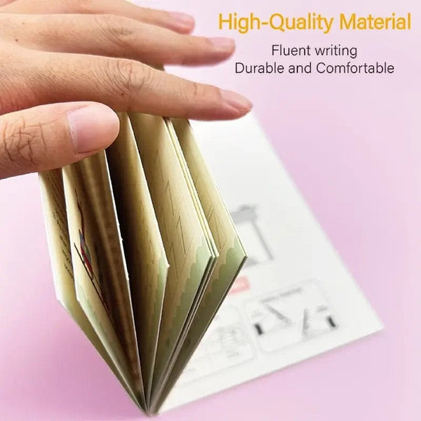 Planet Gates 4 book set with pen Reusable Copybook Drawing Toys for Children Montessori Pen Control Training Writing Sticker Learning Educational Toy Kids Gift