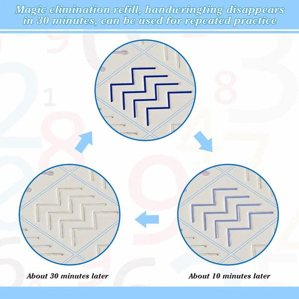 Planet Gates 4 Books Magic Writing Book in Spanish Calligraphy Notebook Montessori Kids Reusable Educational Calligraphic Letter Practice Toy