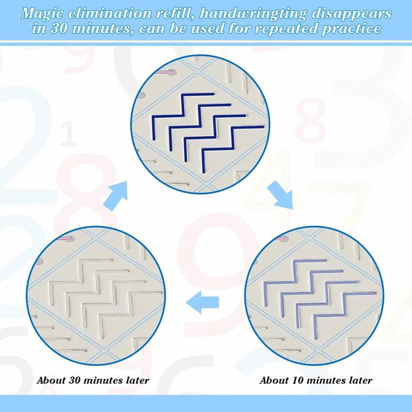 Planet Gates 4 Books Magic Writing Copybook In Spanish Calligraphy Notebook Montessori Reusable Educational Calligraphic Letter Practice