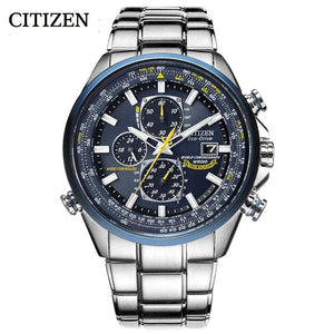Planet Gates 4 Button-Black CITIZEN Men Watches Luxury Trend Quartz Clock Luminous Calendar Waterproof Multi Function Fancy Round Automatic Watch Stainless