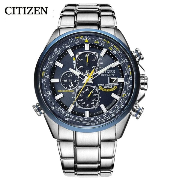 Planet Gates 4 Button-Black CITIZEN Men Watches Luxury Trend Quartz Clock Luminous Calendar Waterproof Multi Function Fancy Round Automatic Watch Stainless