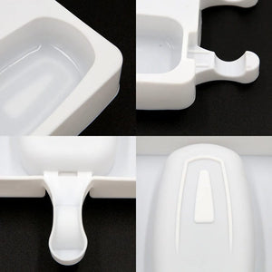 Planet Gates 4 Cells /8 Cells Summer Ice Cream Silicone Mold DIY Ice Pop Maker Freezer Fruit Juice Popsicle Mould Ice Tray Cake Baking Mold