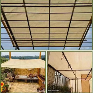Planet Gates 4 Color / 2x3m Outdoor Sun Shade Net Anti-UV HDPE Beige Garden Buildings Shelter Gazebo Pergola Sunshade Sail Balcony