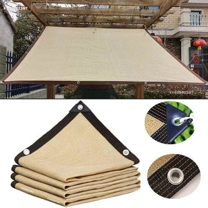 Planet Gates 4 Color / 2x3m Outdoor Sun Shade Net Anti-UV HDPE Beige Garden Buildings Shelter Gazebo Pergola Sunshade Sail Balcony