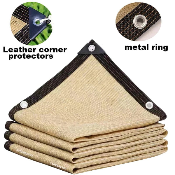 Planet Gates 4 Color / 2x3m Outdoor Sun Shade Net Anti-UV HDPE Beige Garden Buildings Shelter Gazebo Pergola Sunshade Sail Balcony