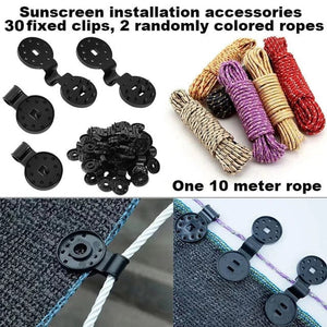 Planet Gates 4 Color / 2x3m Outdoor Sun Shade Net Anti-UV HDPE Beige Garden Buildings Shelter Gazebo Pergola Sunshade Sail Balcony