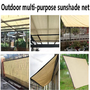 Planet Gates 4 Color / 5x5m Outdoor garden sunshade net, terrace sunshade, camping sunshade net, UV protection, HDPE sunscreen fabric, sunshade
