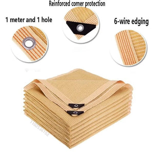 Planet Gates 4 Color / 5x5m Outdoor garden sunshade net, terrace sunshade, camping sunshade net, UV protection, HDPE sunscreen fabric, sunshade