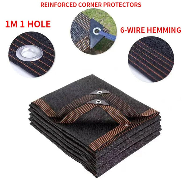 Planet Gates 4 colors / 2x5m UV resistant sunshade net, outdoor sunshade sail, outdoor sunshade, garden terrace, swimming pool, car cover, coffee color