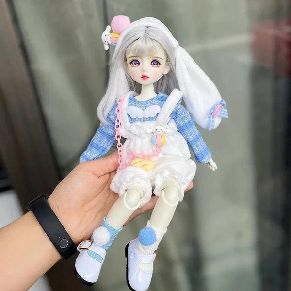 Planet Gates 4 Full Set 1/6 BJD Doll Fashion Suit 30CM Doll with 3 Pair Eyes Blythe Doll Kids Girls Toy Gift ( Open Head)