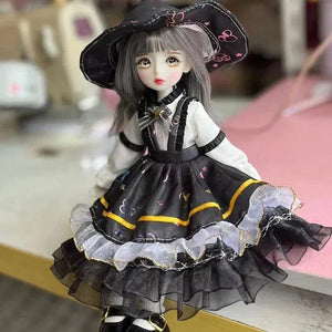 Planet Gates 4 Full Set 1/6 BJD Doll Fashion Suit 30CM Doll with 3 Pair Eyes Blythe Doll Kids Girls Toy Gift ( Open Head)