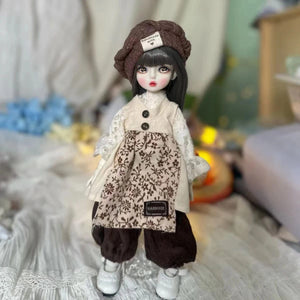 Planet Gates 4 Full Set 1/6 BJD Doll Fashion Suit 30CM Doll with 3 Pair Eyes Blythe Doll Kids Girls Toy Gift ( Open Head)