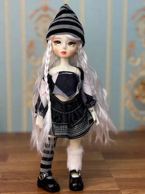 Planet Gates 4 Full Set 1/6 BJD Doll Fashion Suit 30CM Doll with 3 Pair Eyes Blythe Doll Kids Girls Toy Gift ( Open Head)