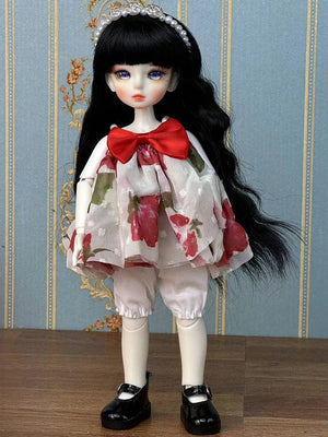 Planet Gates 4 Full Set 1/6 BJD Doll Fashion Suit 30CM Doll with 3 Pair Eyes Blythe Doll Kids Girls Toy Gift ( Open Head)