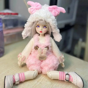Planet Gates 4 Full Set 1/6 BJD Doll Fashion Suit 30CM Doll with 3 Pair Eyes Blythe Doll Kids Girls Toy Gift ( Open Head)