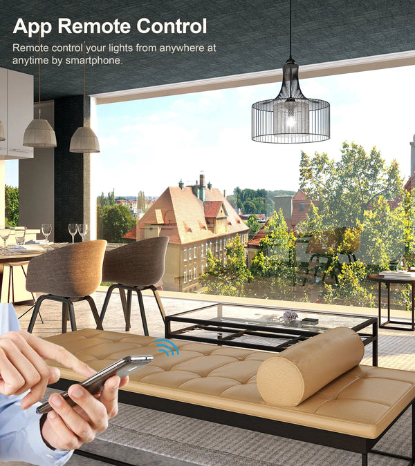 Planet Gates 4 Gang Tuya Wifi Smart Light Switch Module Supports 2 Way Control, App Remote Control DIY Breaker 100-240V, Work with Alexa Google Home