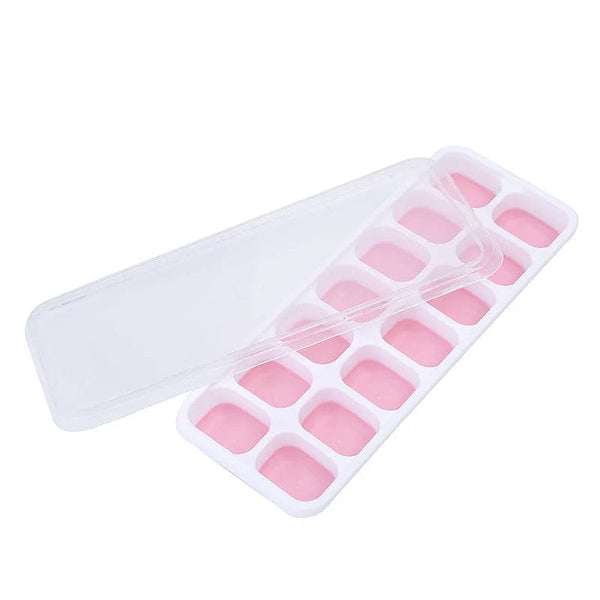 Planet Gates 4 grid- Black-Cover / 1PC 160 Grid Big Ice Tray Mold Giant Jumbo Large Food Grade Silicone Ice Cube Square Tray Mold DIY Ice Maker Ice Cube Tray