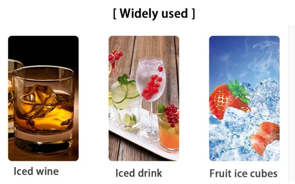 Planet Gates 4 grid- Black-Cover / 1PC 160 Grid Big Ice Tray Mold Giant Jumbo Large Food Grade Silicone Ice Cube Square Tray Mold DIY Ice Maker Ice Cube Tray