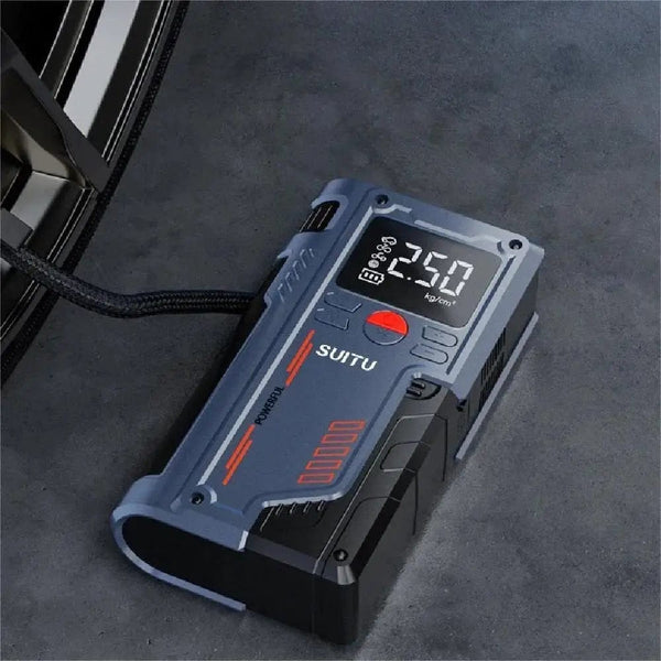 Planet Gates 4 In 1 Car Jump Starter With 150PSI Air Compressor 20000mAh Portable Booster Charger 1000A Powerful Car Battery Starting Device