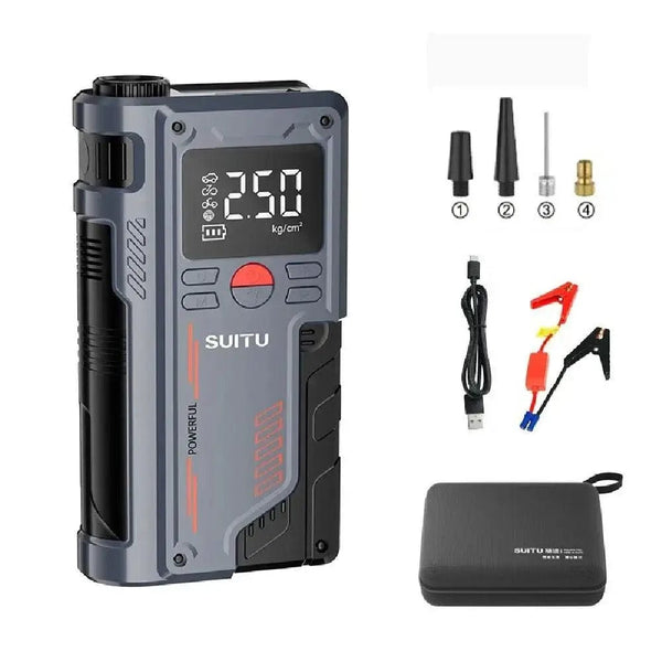 Planet Gates 4 In 1 Car Jump Starter With 150PSI Air Compressor 20000mAh Portable Booster Charger 1000A Powerful Car Battery Starting Device