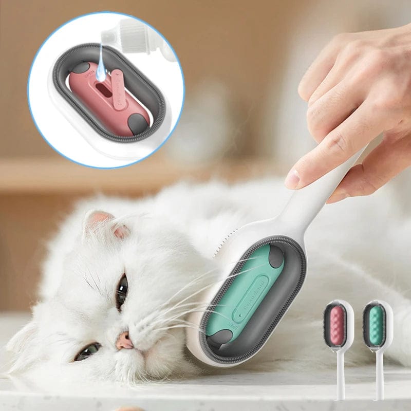 Planet Gates 4 In 1 Pet Grooming Brush Cleaning Massage Remover Comb For Cat Dog General Supplies with Water Tank Pets Products Accessories