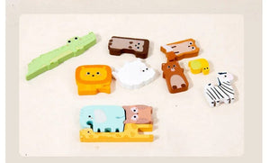 Planet Gates 4-in-1 Toddler Montessori Toys Shape & Number Matching,Fishing Game,Animal PuzzleTo Exercise Fine Motor Skills For Boys and Girlsl