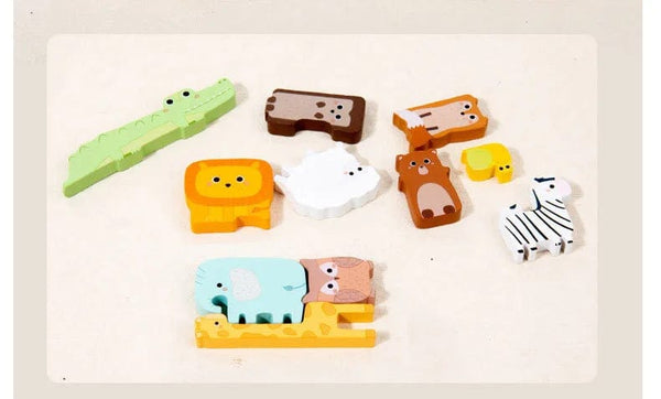 Planet Gates 4-in-1 Toddler Montessori Toys Shape & Number Matching,Fishing Game,Animal PuzzleTo Exercise Fine Motor Skills For Boys and Girlsl