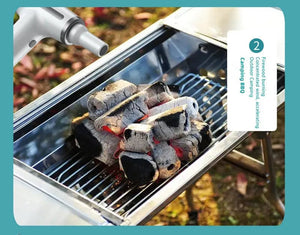 Planet Gates 4 in 1 Wireless Hair Dryer Multifunctional Electric Air Duster Blower Travel Portable USB Rechargeable Negative Ions Blow Dryer