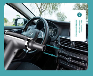 Planet Gates 4 in 1 Wireless Hair Dryer Multifunctional Electric Air Duster Blower Travel Portable USB Rechargeable Negative Ions Blow Dryer