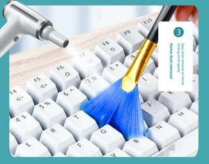 Planet Gates 4 in 1 Wireless Hair Dryer Multifunctional Electric Air Duster Blower Travel Portable USB Rechargeable Negative Ions Blow Dryer