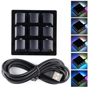 Planet Gates 4 Keys Black / China Mini USB Custom Mechanical Keyboard 2/3/4/6/9/12/16/24 Keys Gaming Keyboard Sayo Device Shortcut Programmable Keypad Keys Macro