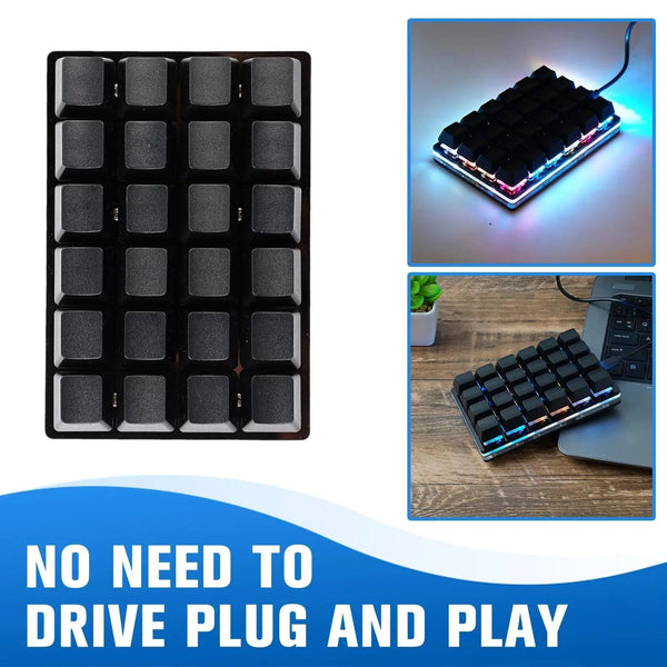 Planet Gates 4 Keys Black / China Mini USB Custom Mechanical Keyboard 2/3/4/6/9/12/16/24 Keys Gaming Keyboard Sayo Device Shortcut Programmable Keypad Keys Macro