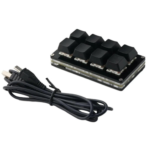 Planet Gates 4 Keys Black / China Mini USB Custom Mechanical Keyboard 2/3/4/6/9/12/16/24 Keys Gaming Keyboard Sayo Device Shortcut Programmable Keypad Keys Macro