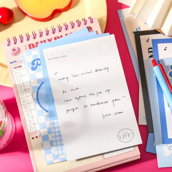 Planet Gates 4 Mr. Paper Small Fresh Simple Style Postcard Vintage Cards Cute Animal Originality Holiday Blessings Cardstock Kawaii Stationery