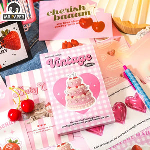 Planet Gates 4 Mr. Paper Small Fresh Simple Style Postcard Vintage Cards Cute Animal Originality Holiday Blessings Cardstock Kawaii Stationery