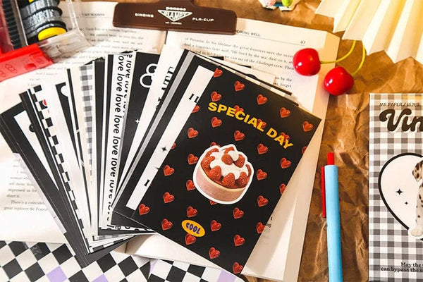 Planet Gates 4 Mr. Paper Small Fresh Simple Style Postcard Vintage Cards Cute Animal Originality Holiday Blessings Cardstock Kawaii Stationery