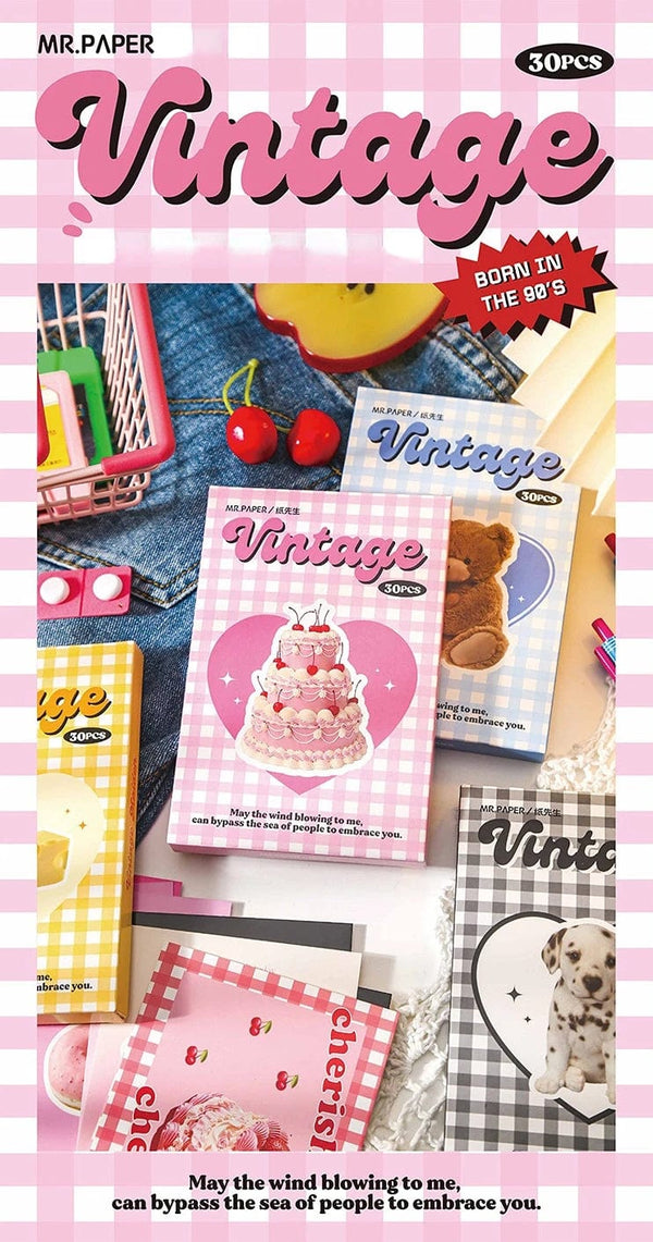 Planet Gates 4 Mr. Paper Small Fresh Simple Style Postcard Vintage Cards Cute Animal Originality Holiday Blessings Cardstock Kawaii Stationery