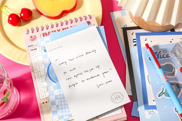 Planet Gates 4 Mr. Paper Small Fresh Simple Style Postcard Vintage Cards Cute Animal Originality Holiday Blessings Cardstock Kawaii Stationery