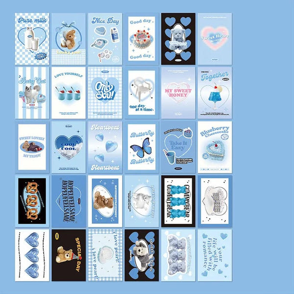 Planet Gates 4 Mr. Paper Small Fresh Simple Style Postcard Vintage Cards Cute Animal Originality Holiday Blessings Cardstock Kawaii Stationery