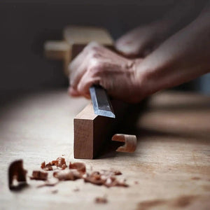 Planet Gates 4 Pcs 4 Pcs 8/12/16/20mm Comfortable Beech Handle Wood Chisel with Wood Handles - Ergonomic Wood Carving Tools DIY Auxiliary Tools