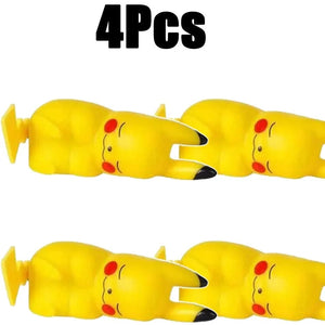 Planet Gates 4 Pcs No box 10 Pcs Hot Pokemon Pikachu Night Light Glowing Anime Figures Toy Pokemon Pikachu Cute Bedside Led Lamp Kawaii Children Gift