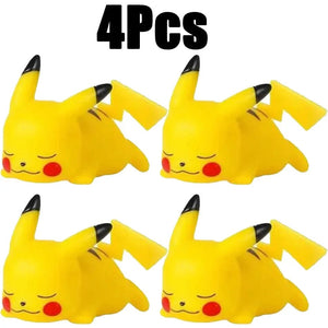 Planet Gates 4 Pcs No box 2 10 Pcs Hot Pokemon Pikachu Night Light Glowing Anime Figures Toy Pokemon Pikachu Cute Bedside Led Lamp Kawaii Children Gift