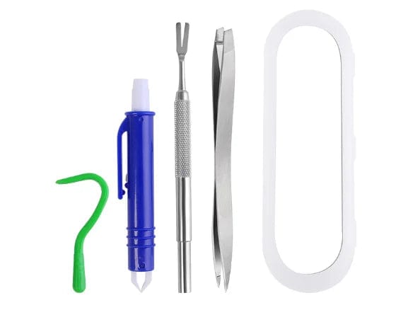 Planet Gates 4 Pet Tick Removal Dog Cat Flea Remover Tool Pet Grooming Supplies Tick Hook Professional Tools For Cat Dog Horse Human Wholesale